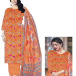 Jam Jam Lawn 3 Pcs - Orange