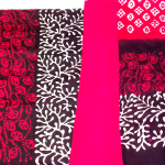 100% Cotton Bautic Print 3 pcs- red
